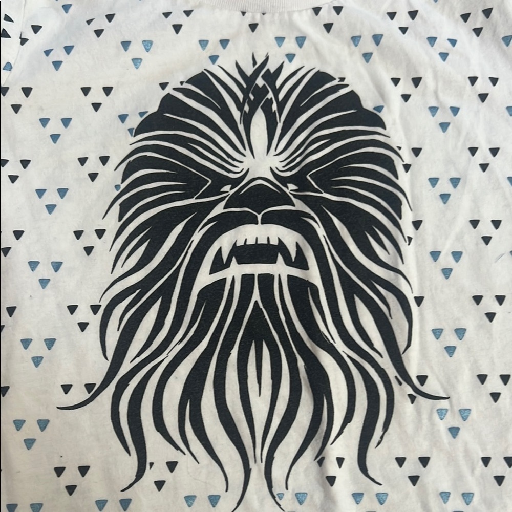 Star Wars Chewbacca Girls Graphic Top with Tulle Hem - Size XL - Disney - Picture 3 of 8